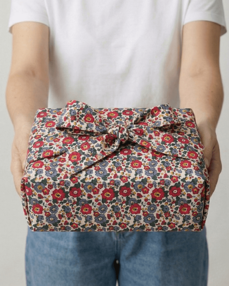 Emballage cadeau en tissu - Liberty