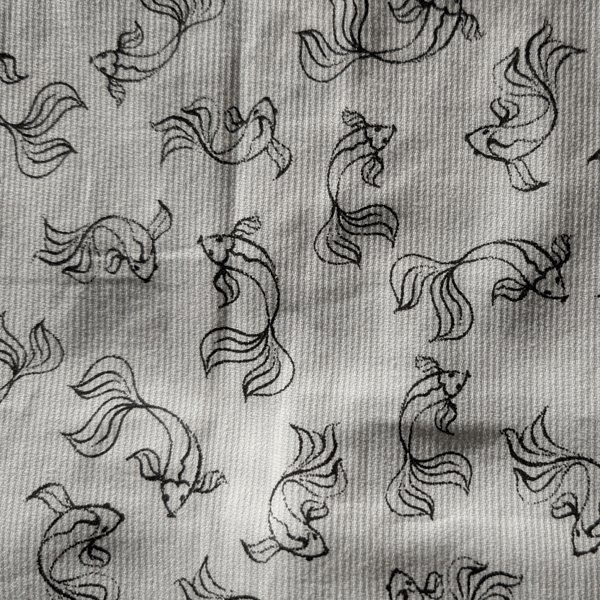 Emballage cadeau en tissu - Poisson