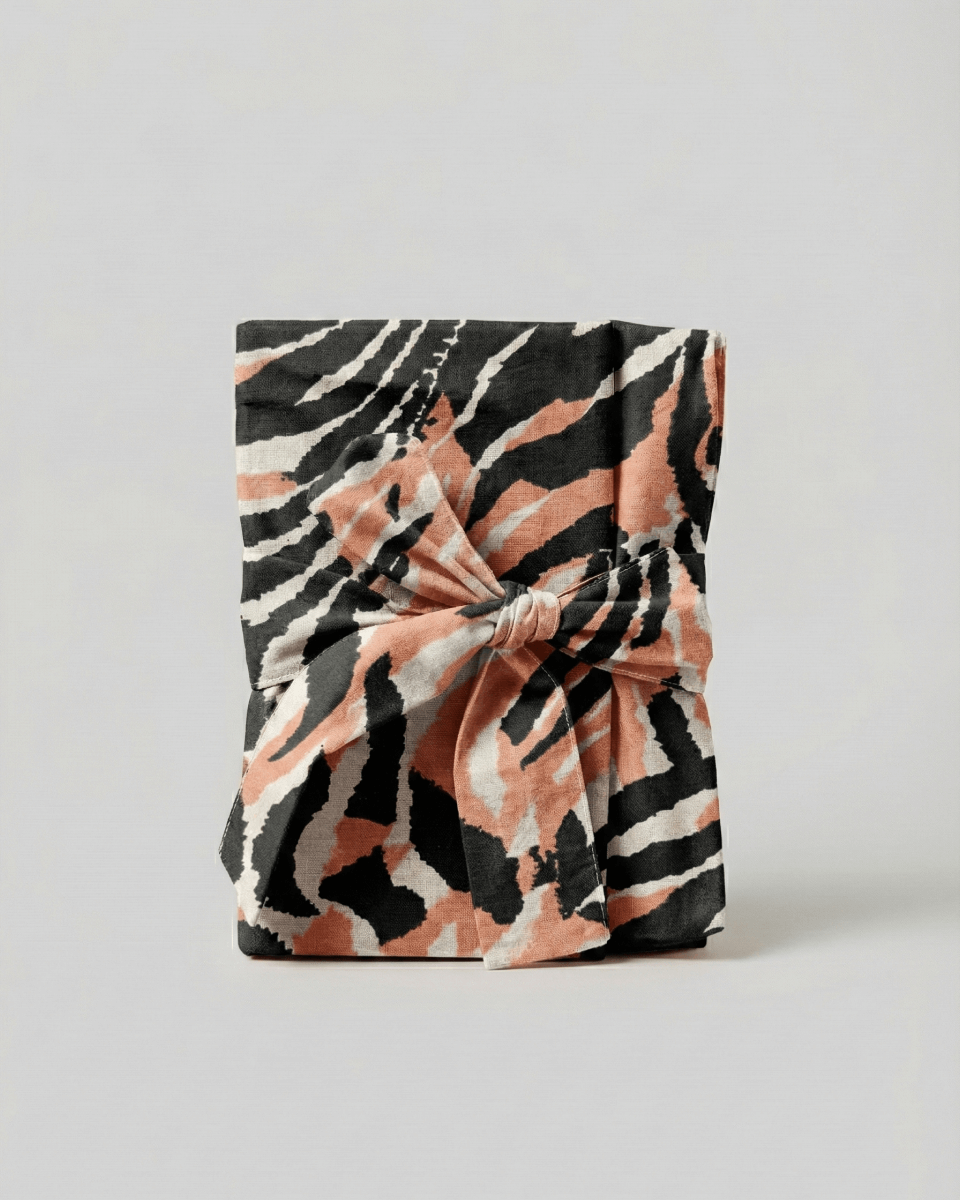 Emballage cadeau en tissu - Savane