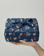 Emballage cadeau en tissu - Noël au Ski