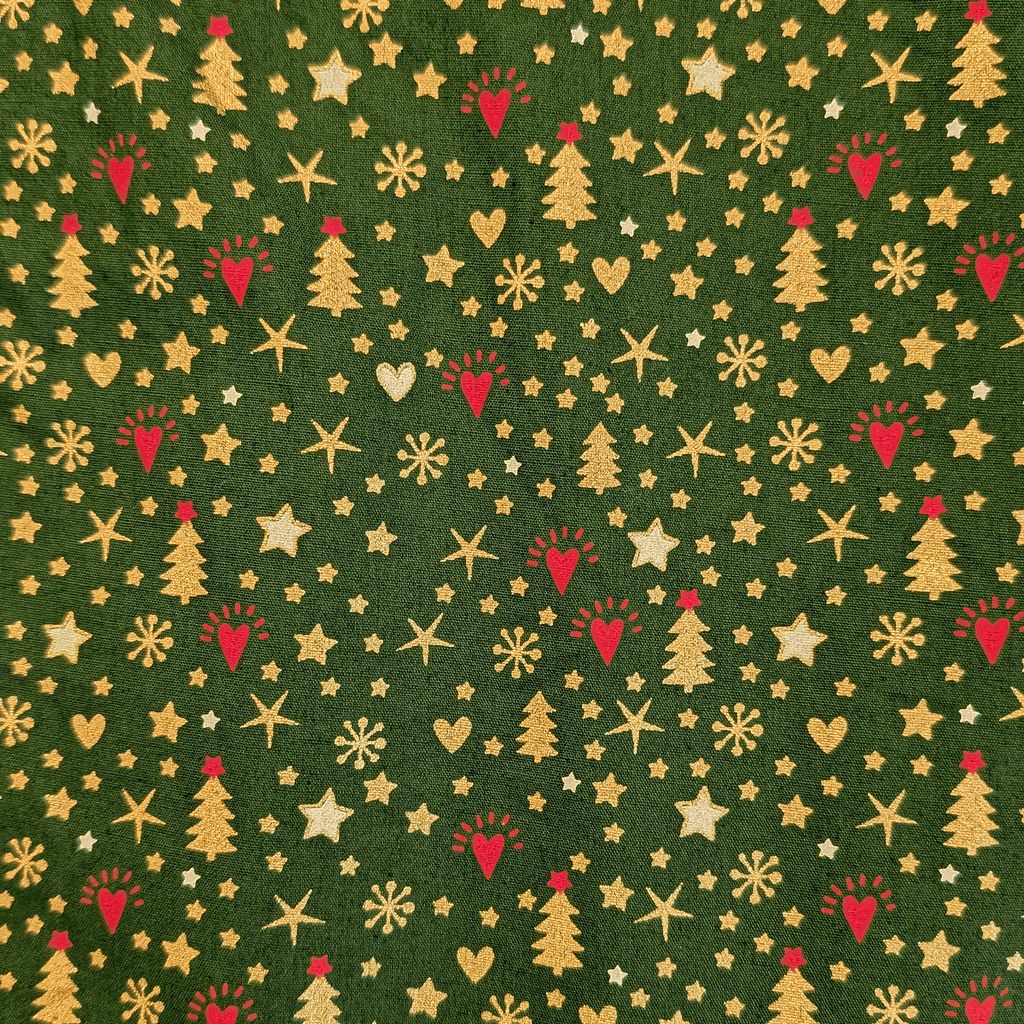 Emballage cadeau en tissu - Sapin de Noël