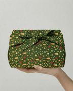 Emballage cadeau en tissu - Sapin de Noël